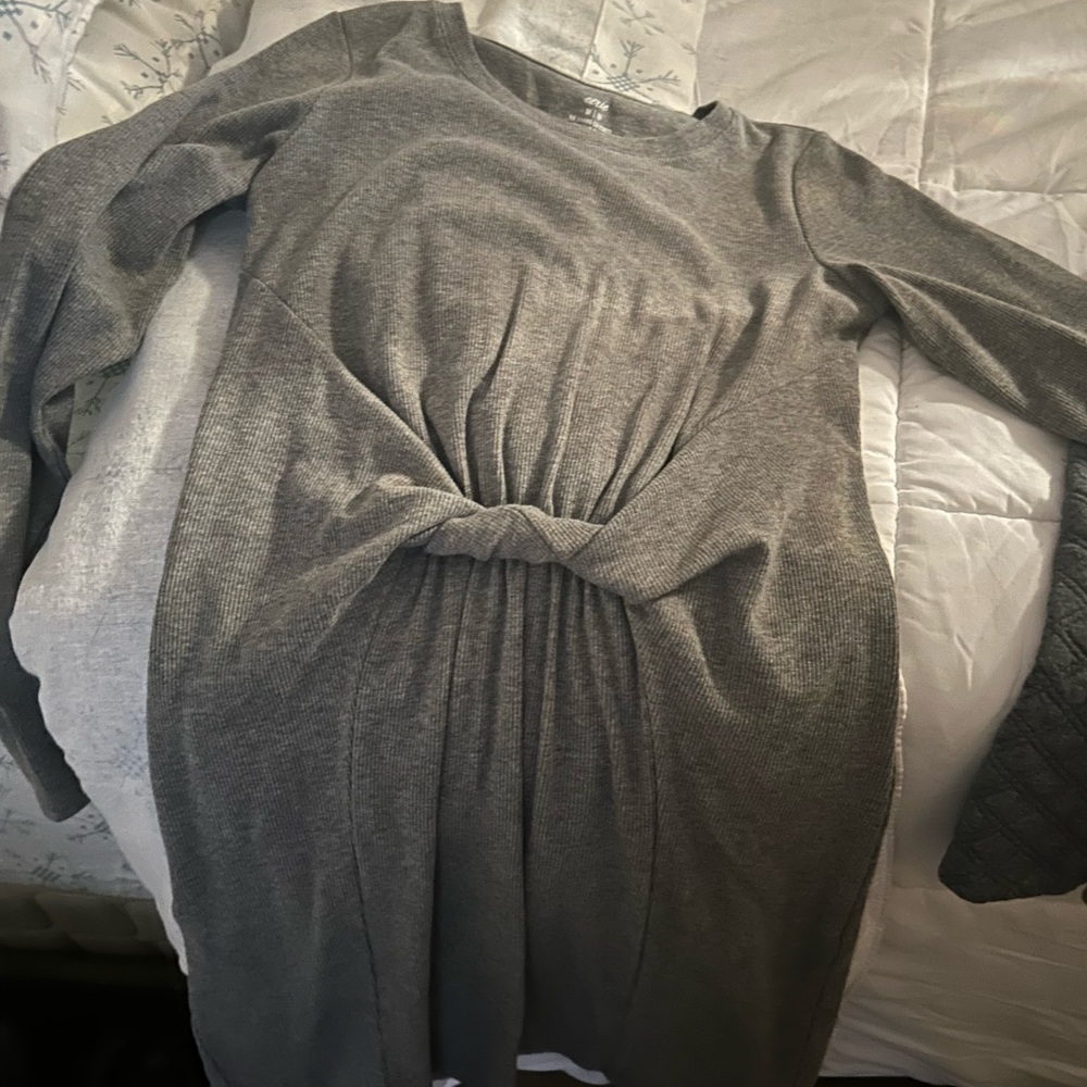 Aerie Ribbed Gray Top